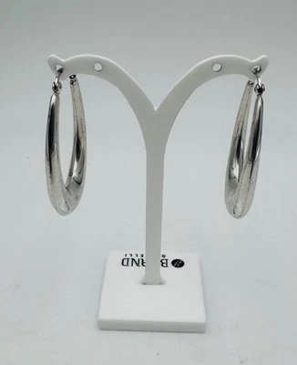 Orecchini A Campanelle In Argento 925 , Ovali Peso7,8gr - Immagine 1 di 4