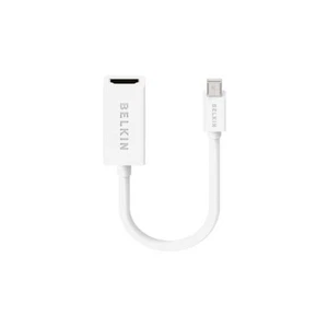 Belkin F2CD021EB ADAPTER,DSPLYPRT,MINI DISPLAYPORT HDMI, TRANSMIT AUDIO AND VIDE - Picture 1 of 1