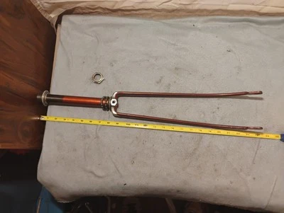 24" Vintage Steel Blade Bicycle Forks - Image 1 of 4