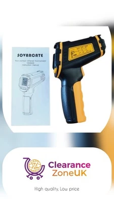 Brand New SOVARCATE HS560D Infrared Thermometer NonContact Laser IR Temp Gun LCD - Image 1 of 4