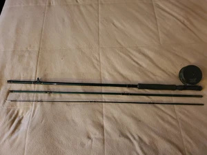 Shakespeare Fly Rod Graphite Composite w 1 Shakespeare Fly Reel Alpha #2528G - Picture 1 of 7