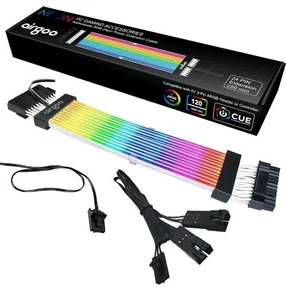 Airgoo Câble d'extension adressable RGB ATX S2, ARGB PSU, ATX 24 BROCHES - Photo 1/6