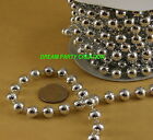 10MM Faux Pearl Plastic BEADS on a String Garland ( 18 Feet Per Roll )