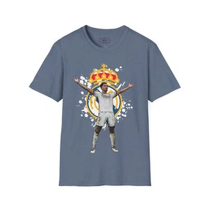Bellingham Celebration Real Madrid Unisex Softstyle T-Shirt - Picture 1 of 9