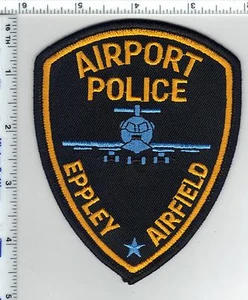 Parche de hombro Eppley Airfield Airport Police (Nebraska) de la década de 1980 - RARO - Imagen 1 de 1