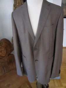 Exclusiva chaqueta chaqueta Baldessarini talla 52 lana virgen super 120 tonos marrones - Imagen 1 de 9