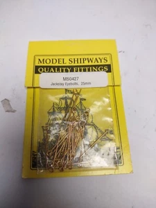 Model Shipways Jackstay EyeBolts 25 Mm - Picture 1 of 2