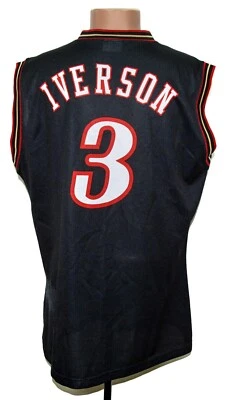 CAMISETA DE BALONCESTO NBA PHILADELPHIA SIXERS XL #3 IVERSON Foto 1 de 4
