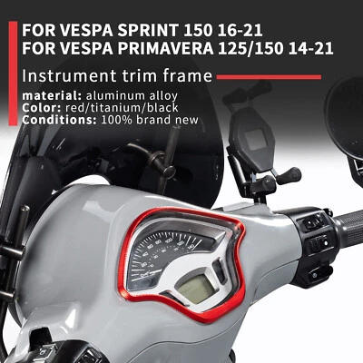 Soporte de cubierta de cuadro velocímetro velocímetro para Vespa Sprint Primavera 125 150 Foto 1 de 4