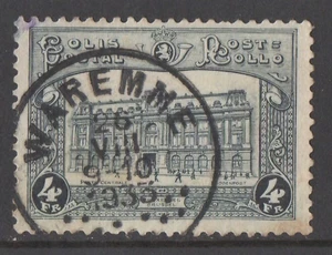 BELGIUM - SCARCE CD '' WAREMME '' 1933 - 4f Blue - 2 SCANS - Picture 1 of 2