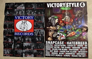 Victory Records Victory Style 4 RARE Earth Crisis Catch 22 2-Sided Promo Poster - Picture 1 of 9