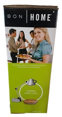 Bon Home Culinary Food Heat Lamp Adjustable Arm Collapsible Infrared Heat NEW - Image 1 of 4