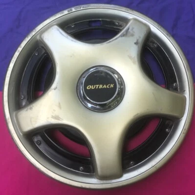 Subaru Impreza Outback Legacy 60526 1994-1997 tapacubos cubierta de rueda giratoria en equipo original Foto 1 de 4