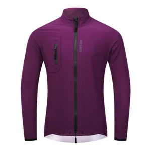 WOSAWE Men Cycling Windproof Jacket MTB Bike Breathable Water Repellent Coat - Picture 1 of 21