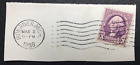 Iron River, Michigan 5 mars 1936 - timbre-poste américain coupé timbre-poste