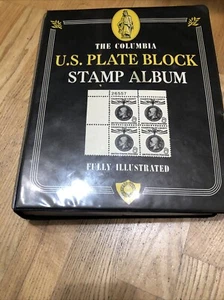 The Columbia US plateblock stamp album 85 pages filled. - Picture 1 of 6