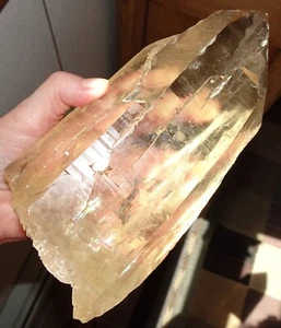 Citrino Grande Cattedrale Cristallo, Autoguarita, Minas Gerais, Brasile - Foto 1 di 12