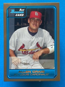 2006 Bowman Draft Picks & Prospects Gold Allen Craig #DP36