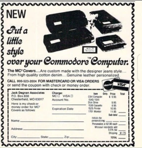 Commodore 1540 1541 Disk Drive Staubschutz Vintage MC2 Computer Abdeckungen Jack Degnan - Bild 1 von 5