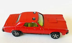 Vintage CORGI JUNIOR WHIZZWHEELS DIECAST RED MERCURY COUGAR XR7 FIRE CHIEF CAR - Picture 1 of 6