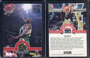 Shawn Kemp 1994 Skybox USA Gold Embossed Promo Sample Card NNO Rare! - Picture 1 of 3