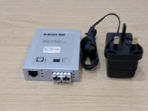 BLACK BOX Media Converter 1000 Base-T To 1000 Base-SX/LX LMCS212AE-SC-R2 + PSU - Picture 1 of 5