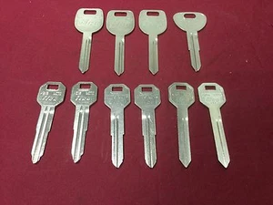 Mitsubishi by Ilco Automotive Key Blanks, Set of 10 - Locksmith - Picture 1 of 6