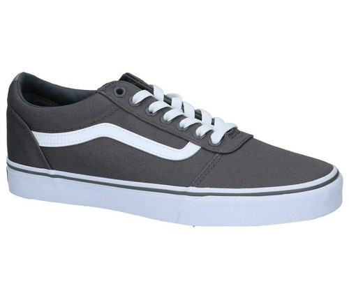 Scarpa uomo ragazzo VANS WARD tela peltro bianco misura 7 5 grigio