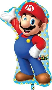 Foil Balloons Super Mario Bros Mini Shape 14 Inch (Qty 2) By Broward Balloons - Picture 1 of 2