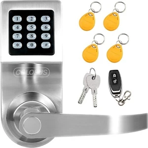🔥Colosus NDL302 Keyless Electronic Digital Smart Door Lock Keypad–Smartcode-SLV - Picture 1 of 8