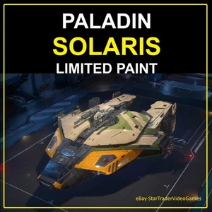 STAR CITIZEN PAINTS  - PALADIN SOLARIS LIMITED PAINT / SKIN - Picture 1 of 1