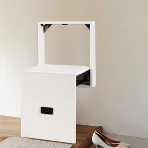 Taburete de pared plegable, taburete de cambio de zapatos, silla plegable ultrafina - Imagen 1 de 12