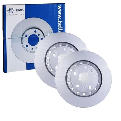 2x HELLA Pagid Disques de Frein Ø310mm Arrière Convient pour Audi A8 VW Phaeton - Photo 1/4