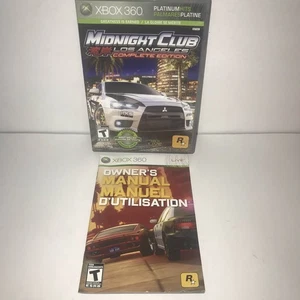 Midnight Club LA Los Angeles Complete Edition Platinum  Microsoft Xbox 360 CIB - Picture 1 of 5