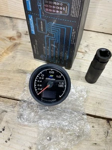 New Greddy Boost Pressure Gauge Volt Meter D/A Multi Color POD JDM Programmable - Foto 1 di 8