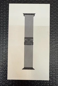 Original Apple Watch noir titane boucle milanaise (49 mm) petite pour montre Ultra2 - Photo 1 sur 2