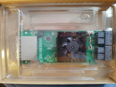 Controlador RAID HighPoint SSD7184 8x U2 o M2 o conmutador 4x GPU/NIC GEN3 X16 PLX Foto 1 de 2