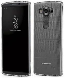 PureGear Transparent Coque Slim Étui Rigide Housse Pour LG V10 Téléphone - Photo 1 sur 7