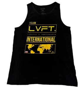 Live Fit Apparel LVFT Team International Tank Top Herren Large schwarz gelb - Bild 1 von 7
