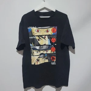 Naruto Eyes schwarzes T-Shirt kurzarm Gr. XL - Bild 1 von 6
