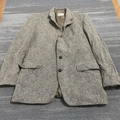 Vintage Magee Sport Coat Mens 44 Regular Brown Donegal Handwoven Blazer Speckled - Image 1 of 4