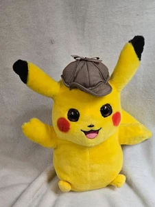Pokemon Detektiv Pikachu Plüschtier sprechend böse cooles Spielzeug Sammlerstück funktioniert 13 Zoll - Bild 1 von 4