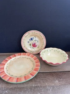 PFLATZGRAFF NAPOLI 3pc Set Dinner Plate, Salad/Dessert Plate, Serving Bowl - Picture 1 of 6