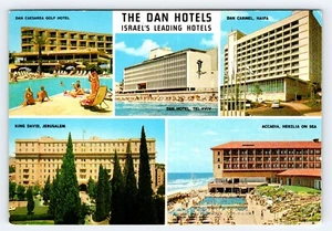 The Dan Hotels Israel Leading Hotels Unused Vintage 4x6 Postcard AF15-TS - Picture 1 of 2