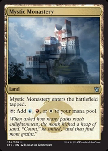 MTG - Mystic Monastery - Khans of Tarkir - NM, English Magic FLAT RATE SHIP - Image 1 of 1