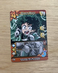 UNIVERSUS 2021 My Hero Academia Set 1 Velocity Punch XR #MHA01-63 - Picture 1 of 2