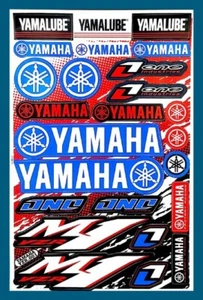 Yamaha Stickers Helmet Decal For Motorcycle Car ATV Bike Motor Sport Racing Y02 - Picture 1 of 6