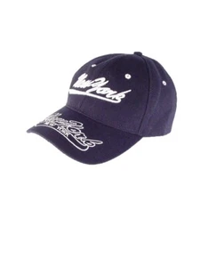 NUEVA YORK Acrílico y Lana Polo Estilo Béisbol Bola Gorra Sombrero NUEVO con Etiquetas - Imagen 1 de 3