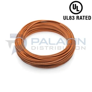 #14 AWG calibre 600V THHN alambre de cobre varado listado UL - naranja 100 pies - Imagen 1 de 1