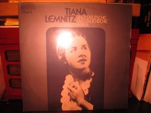 DOUBLE Vinyl Tiana Lemnitz Singt Deutsche Und Italienische EMI VG+/VG+ - Imagen 1 de 1